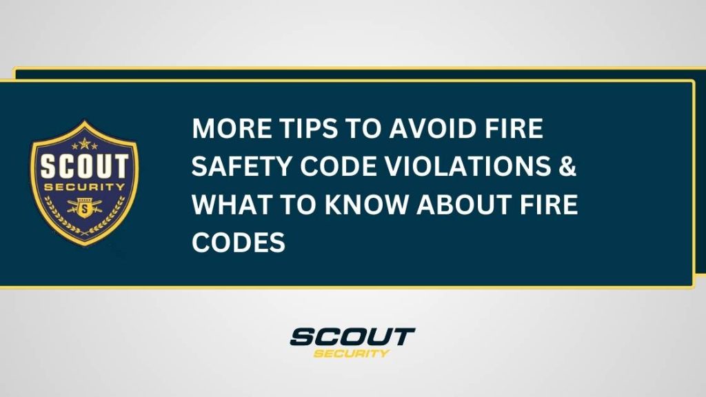 tips to avoid fire safety code violations and what to know about fire codes