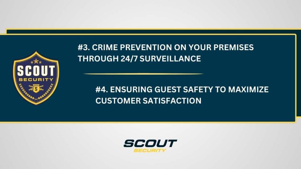 Crime prevention and maximizing customer satisfaction