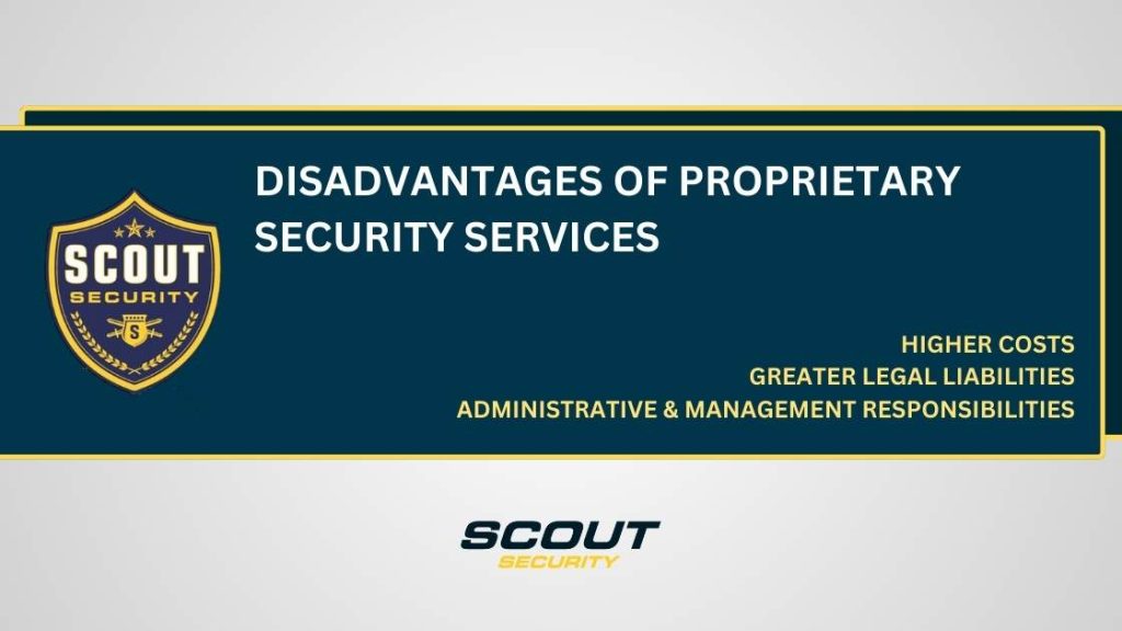 Disadvantages of Proprietary Security Services