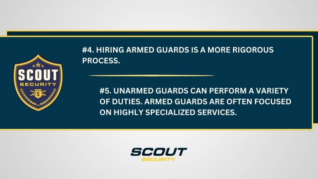 Key Differences Between Armed and Unarmed Security: Hiring Process & Duties