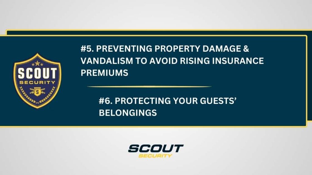 Preventing property damage and protecting your guests’ belongings