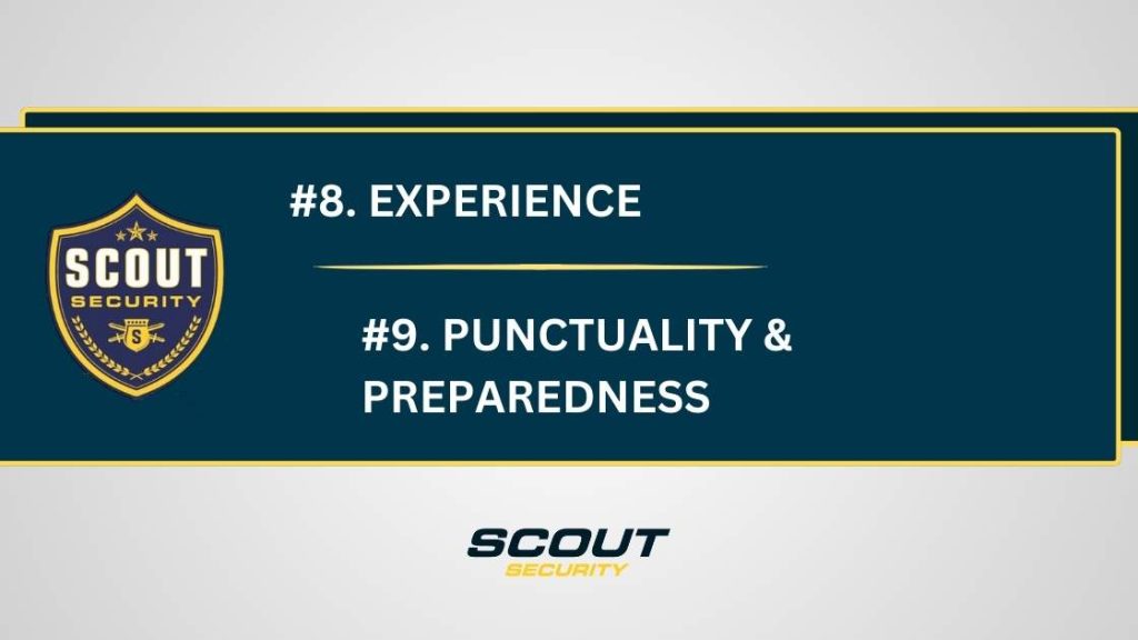 Top Qualities of a Good Security Guard: Experience | Punctuality & Preparedness