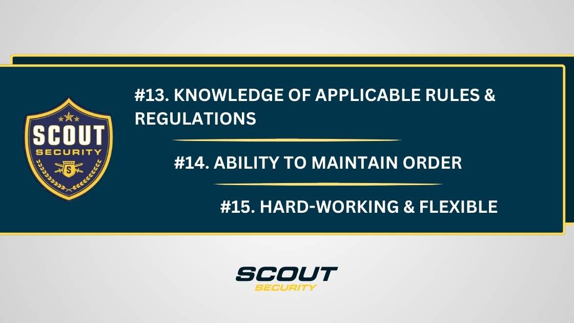 15 Top Qualities of a Good Security Guard: Skills to Look For - Scout ...