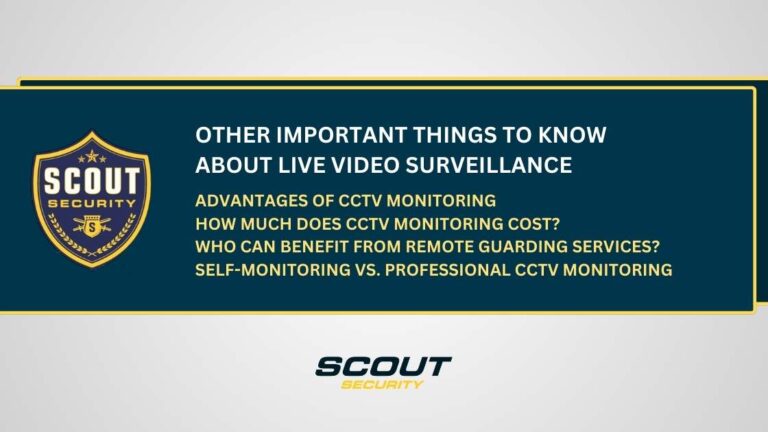 What Is CCTV Monitoring and How Does It Work?- Scout Security