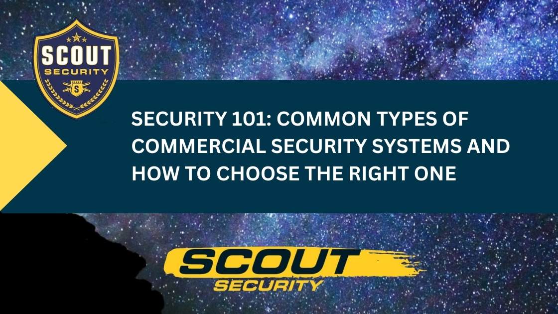 Security 101: Common Types of Commercial Security Systems and How to Choose the Right One