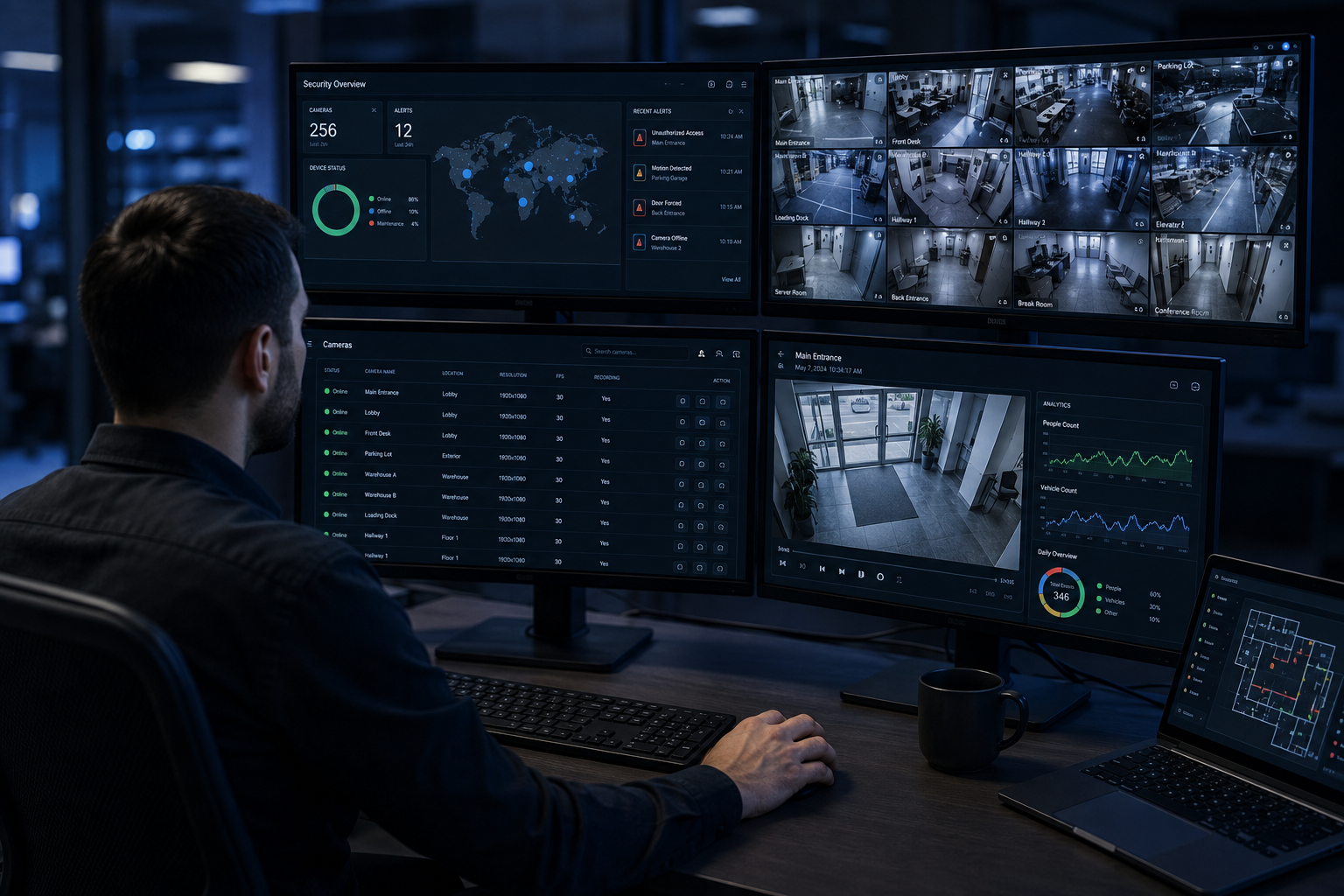 Live CCTV Security Surveillance