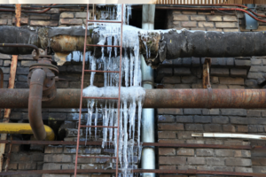 Frozen Water Line Fire Watch Denver